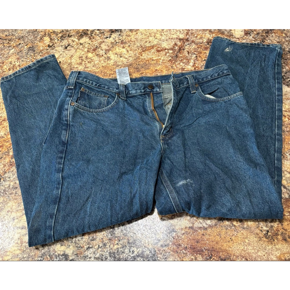 Carhartt B480 Blue Denim Jeans